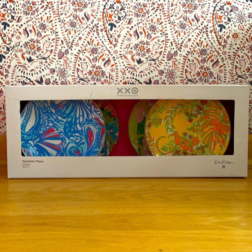 Lily Pulitzer for Target appetizer plates